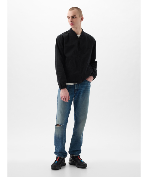 GAP（ギャップ）の「GAPロゴ コットンボンバージャケット(ユニセックス
