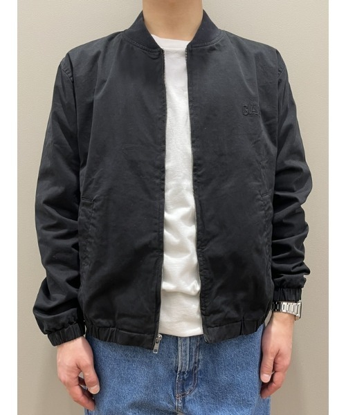 GAP（ギャップ）の「GAPロゴ コットンボンバージャケット(ユニ