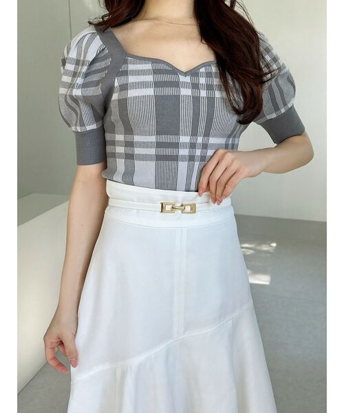 RESEXXY（リゼクシー）の「ビットゴムベルト（ベルト・レディース・ベージュ/ブラック/ホワイト・FREE）」の4枚目の写真