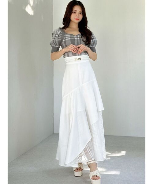 RESEXXY（リゼクシー）の「ビットゴムベルト（ベルト・レディース・ベージュ/ブラック/ホワイト・FREE）」の6枚目の写真