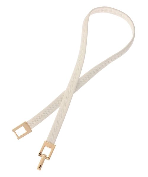 RESEXXY（リゼクシー）の「ビットゴムベルト（ベルト・レディース・ベージュ/ブラック/ホワイト・FREE）」の8枚目の写真