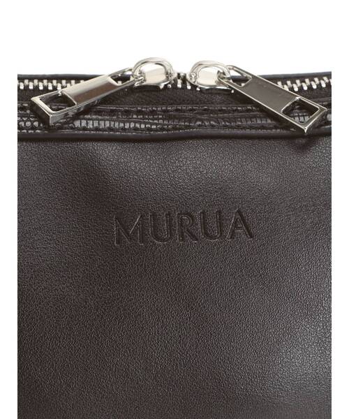 MURUA（ムルーア）の「トライアングルチェーンポシェット（ハンドバッグ・レディース・ブラック/ホワイト・FREE）」の13枚目の写真