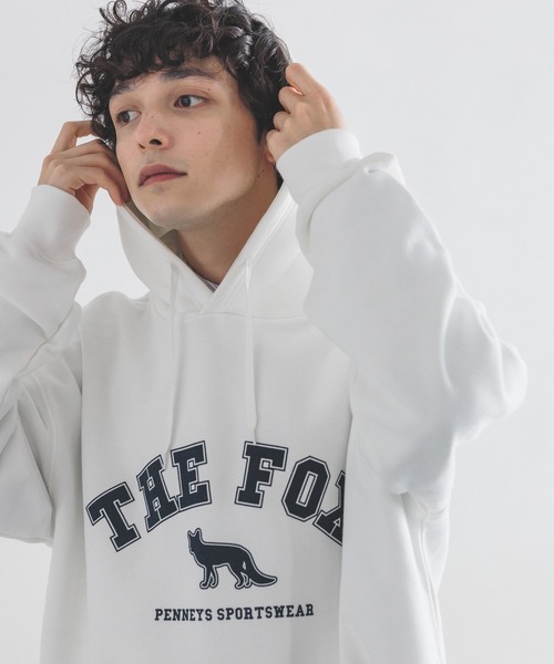 PENNEYS（ぺニーズ）の「【THE FOX】カレッジロゴデザイン/裏毛プル