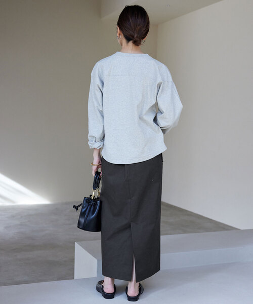 SLOBE IENA（スローブイエナ）の「フレンチリネンコットンスカート