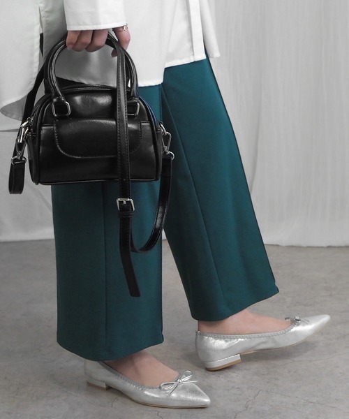 minia（ミニア）の「メタリックギャザーバレエ（バレエシューズ・レディース・シルバー/ゴールド系/レッド系/ブラック系・S/M/L/LL）」の15枚目の写真