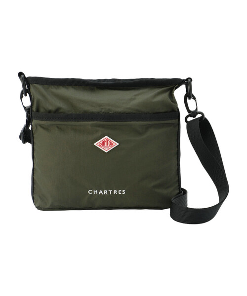 DANTON(ダントン)の「MICRO RIP NYLON SHOULDER POUCH〈CHARTRES〉(ショルダーバッグ・レディース・ブラック/グレー/レッド/ネイビー/オリーブ/グレイッシュベージュ・-)」の5枚目の写真