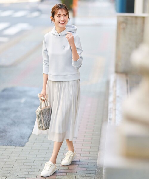 ANY SIS（エニィスィス）の「バイカラーミニカゴショルダー バッグ（ショルダーバッグ・レディース・ベージュ系/ライトグレー系・2）」の4枚目の写真