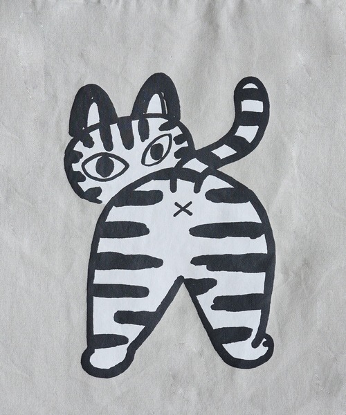 BIRTHDAY BAR（バースデイバー）の「【みやぎちか×BIRTHDAY BAR】スクエアトートバッグ（トートバッグ・レディース・グレー/ブルー/ピンク・フリー）」の11枚目の写真