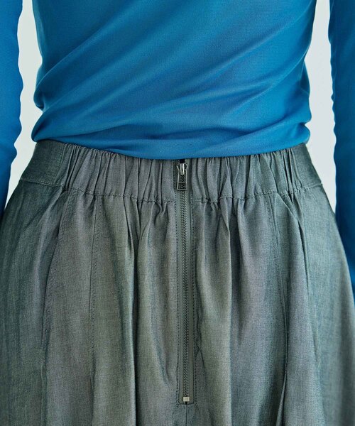 Jayro(ジャイロ)の「リヨセルタックフレアースカート(スカート・レディース・チャコールグレー/イエロー/サックスブルー・FREE)」の19枚目の写真