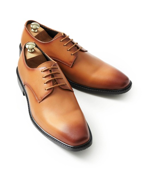 TETE HOMME（テットオム）の「カウレザー プレーントゥ ドレスシューズ（ドレスシューズ・メンズ・ブラウン/ブラック/ベージュ・LARGE/MEDIUM/SMALL）」の3枚目の写真