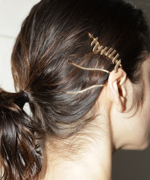 GOLDY（ゴールディ）の「グラフィック セット ヘアピン（ヘアピン・レディース・ブラック/シルバー/ゴールド・FREE）」の3枚目の写真