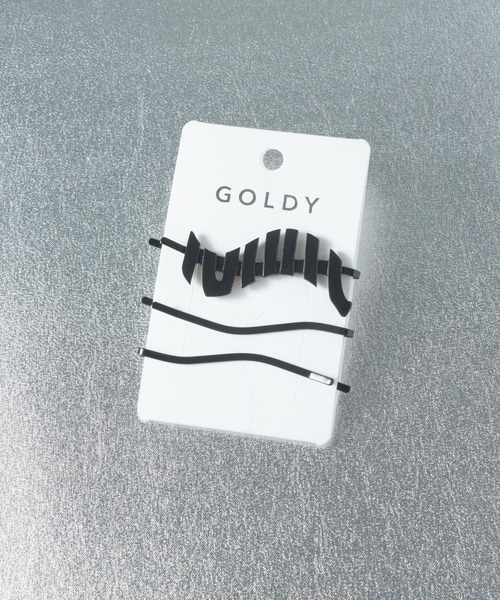 GOLDY（ゴールディ）の「グラフィック セット ヘアピン（ヘアピン・レディース・ブラック/シルバー/ゴールド・FREE）」の10枚目の写真