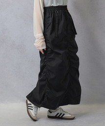 【Lull / ルル】ミリタリーギャザースカート