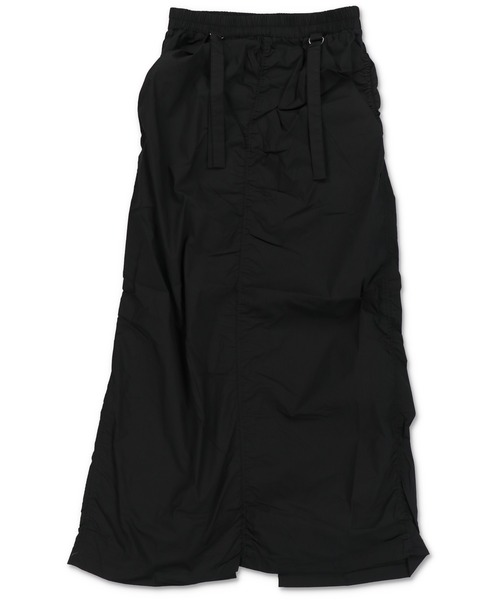 Lull（ルル）の「【Lull / ルル】ミリタリーギャザースカート（スカート・レディース・カーキ/ブラック/ベージュ・ONESIZE）」の4枚目の写真