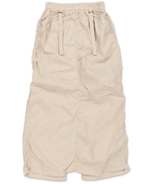 Lull（ルル）の「【Lull / ルル】ミリタリーギャザースカート（スカート・レディース・カーキ/ブラック/ベージュ・ONESIZE）」の6枚目の写真