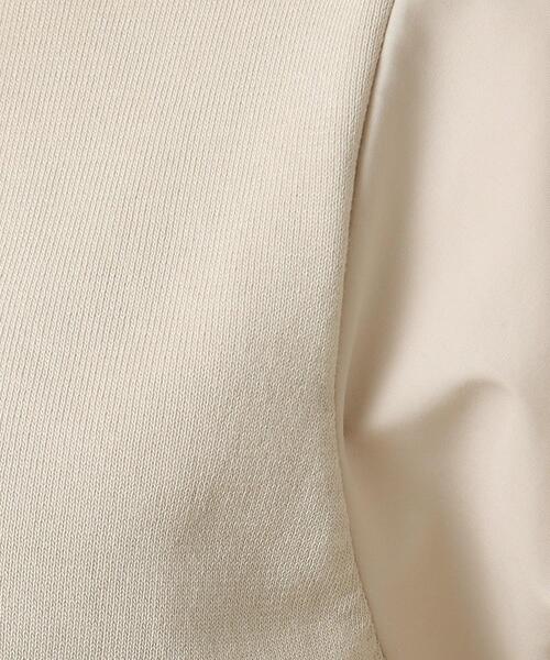 OPAQUE.CLIP（オペークドットクリップ）の「◆スリーブフハクドッキングニット【洗濯機洗い可】（ニット/セーター・レディース・ホワイト/ベージュ/ライトブルー/ブラック系4・40/38/36）」の19枚目の写真
