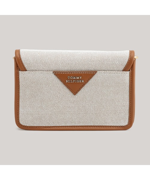 【新品】トミーヒルフィガー　白　モノグラム　クロスボディ　バッグ TOMMY HILFIGER（トミーヒルフィガー）の「モノタイプナイロン