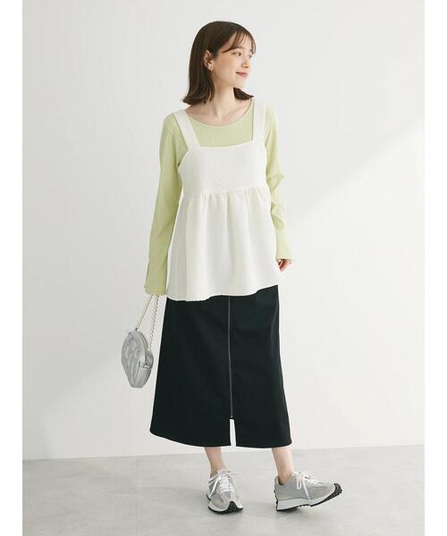 Green　Parks（グリーンパークス）の「・KOSSORECO　パールハンドルキルトショルダー（ショルダーバッグ・レディース・ブラック/アイボリー/シルバー・FREE）」の10枚目の写真