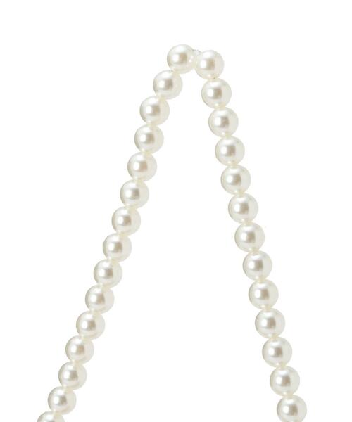 Green　Parks（グリーンパークス）の「・KOSSORECO　パールハンドルキルトショルダー（ショルダーバッグ・レディース・ブラック/アイボリー/シルバー・FREE）」の14枚目の写真