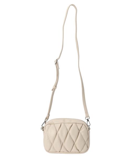 Green　Parks（グリーンパークス）の「・KOSSORECO　パールハンドルキルトショルダー（ショルダーバッグ・レディース・ブラック/アイボリー/シルバー・FREE）」の17枚目の写真