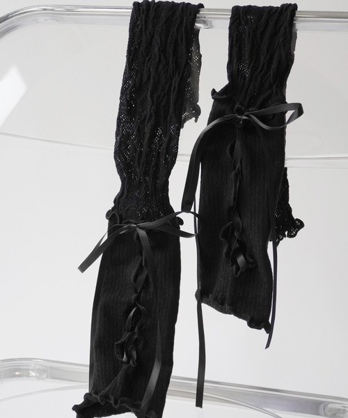 ✼ BLACK PEACE NOW * アームカバー付きベロア加工トップス ✼ BLACK PEACE NOW * アームカバー付きベロア加工トップス