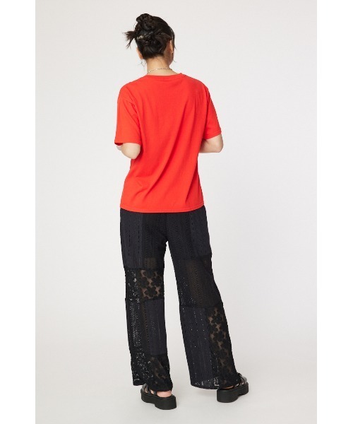 RODEO CROWNS WIDE BOWL（ロデオクラウンズワイドボウル）の「パッチワークレースパンツ（その他パンツ・レディース・ブラック/オフホワイト・FREE）」の18枚目の写真