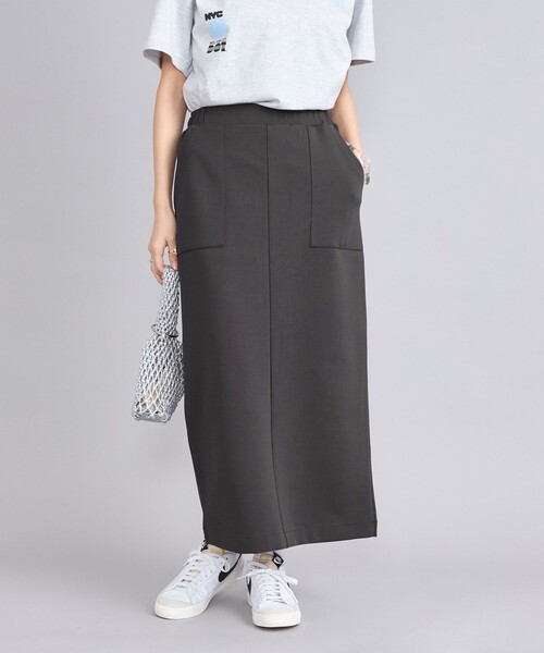 coen（コーエン）の「ツイルベイカーナロースカート（スカート・レディース・ブラック/ナチュラル/ダークグレー・L/M）」の3枚目の写真