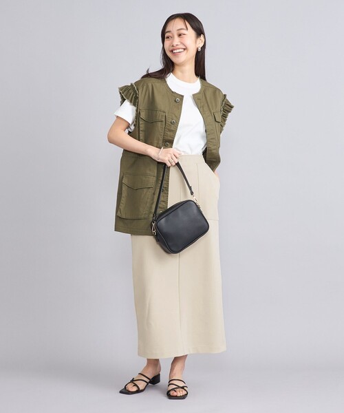 coen（コーエン）の「ツイルベイカーナロースカート（スカート・レディース・ブラック/ナチュラル/ダークグレー・L/M）」の8枚目の写真