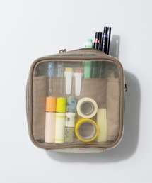 funlog（ファンログ）の「仕切り付き メッシュスクエアポーチ ファンログ マークス（ポーチ）」