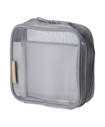 funlog（ファンログ）の「仕切り付き メッシュスクエアポーチ ファンログ マークス（ポーチ）」