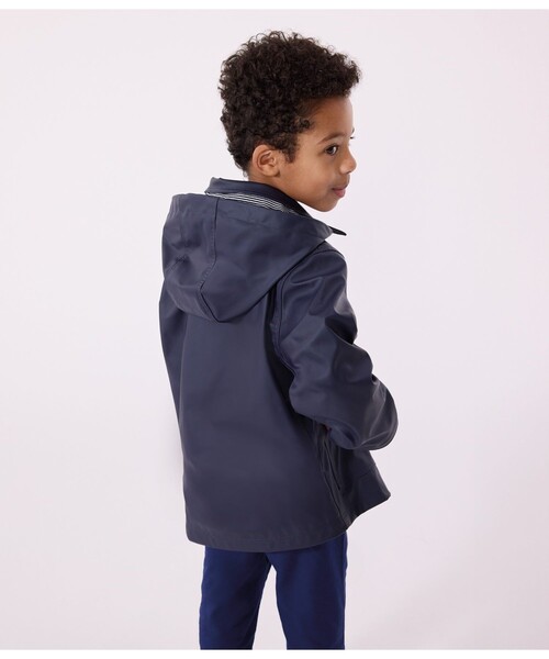 PETIT BATEAU（プチバトー）の「ヨットパーカ（マウンテンパーカー・キッズ・イエロー/ネイビー・10YEAR/8YEAR/6YEAR/12YEAR）」の8枚目の写真