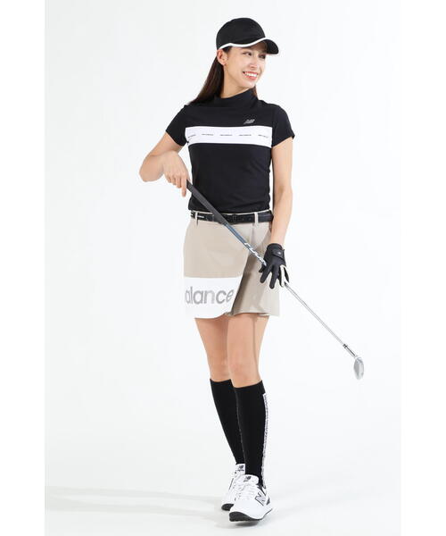 New Balance Golf(ニューバランスゴルフ)の「【new balance golf】UPF50+ 接触冷感 半袖 モックネック プルオーバー (WOMENS SPORT)(Tシャツ/カットソー・レディース・ブラック/ブラック系その他/ベージュ/ホワイト・SMALL/MEDIUM/LARGE)」の6枚目の写真