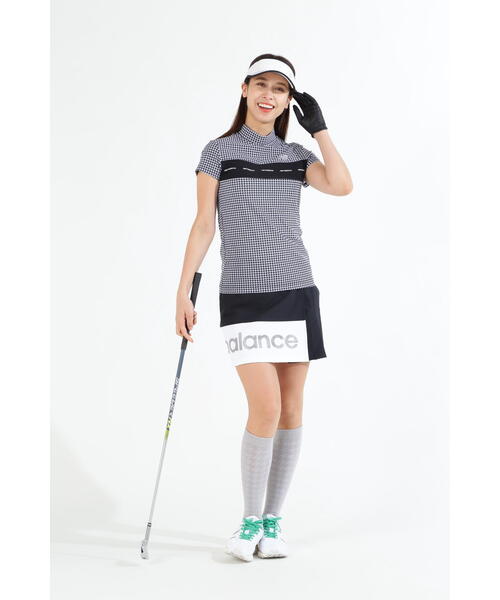 New Balance Golf(ニューバランスゴルフ)の「【new balance golf】UPF50+ 接触冷感 半袖 モックネック プルオーバー (WOMENS SPORT)(Tシャツ/カットソー・レディース・ブラック/ブラック系その他/ベージュ/ホワイト・SMALL/MEDIUM/LARGE)」の13枚目の写真