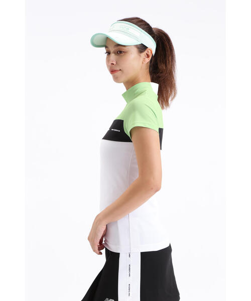 New Balance Golf(ニューバランスゴルフ)の「【new balance golf】UPF50+ 接触冷感 半袖 モックネック プルオーバー (WOMENS SPORT)(Tシャツ/カットソー・レディース・ブラック/ブラック系その他/ベージュ/ホワイト・SMALL/MEDIUM/LARGE)」の21枚目の写真
