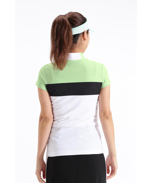 New Balance Golf(ニューバランスゴルフ)の「【new balance golf】UPF50+ 接触冷感 半袖 モックネック プルオーバー (WOMENS SPORT)(Tシャツ/カットソー・レディース・ブラック/ブラック系その他/ベージュ/ホワイト・SMALL/MEDIUM/LARGE)」の22枚目の写真