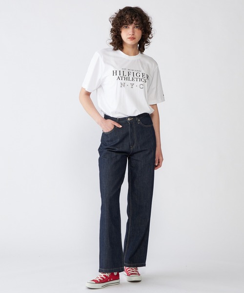 TOMMY HILFIGER(トミーヒルフィガー)の「ヒルフィガースタックロゴTシャツ(Tシャツ/カットソー・メンズ・ネイビー/ブラック/ホワイト・SMALL/MEDIUM/X-LARGE/LARGE)」の19枚目の写真