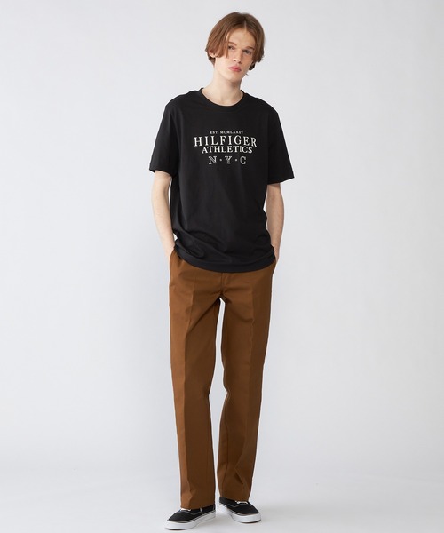 TOMMY HILFIGER(トミーヒルフィガー)の「ヒルフィガースタックロゴTシャツ(Tシャツ/カットソー・メンズ・ネイビー/ブラック/ホワイト・SMALL/MEDIUM/X-LARGE/LARGE)」の14枚目の写真
