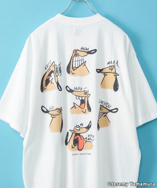 coen(コーエン)の「Jeremy Yamamura×コーエン グラフィックプリントTシャツ(Tシャツ/カットソー・メンズ・その他2/ブラック/その他4/その他1/ホワイト/その他3・L/M/S/XL)」の5枚目の写真