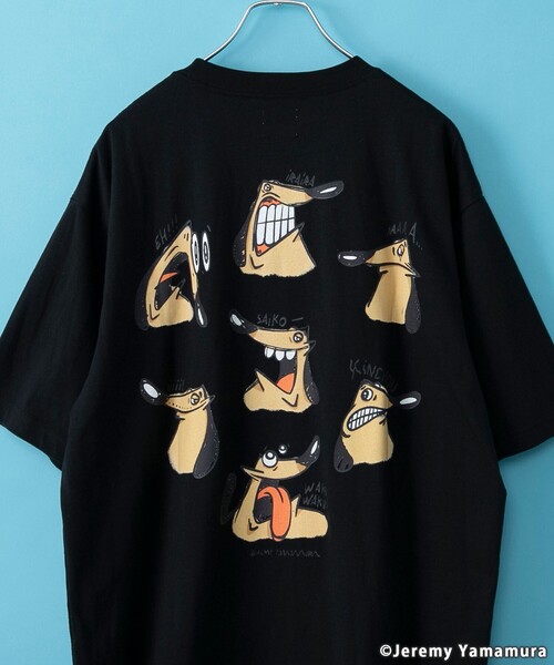 coen(コーエン)の「Jeremy Yamamura×コーエン グラフィックプリントTシャツ(Tシャツ/カットソー・メンズ・その他2/ブラック/その他4/その他1/ホワイト/その他3・L/M/S/XL)」の6枚目の写真