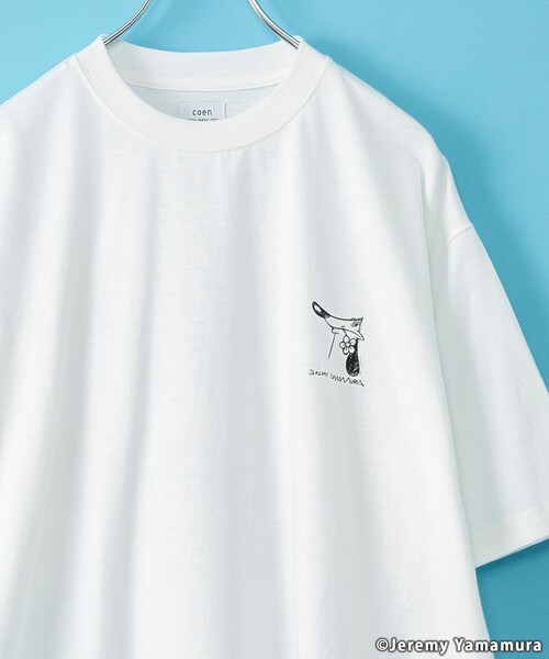 coen(コーエン)の「Jeremy Yamamura×コーエン グラフィックプリントTシャツ(Tシャツ/カットソー・メンズ・その他2/ブラック/その他4/その他1/ホワイト/その他3・L/M/S/XL)」の7枚目の写真