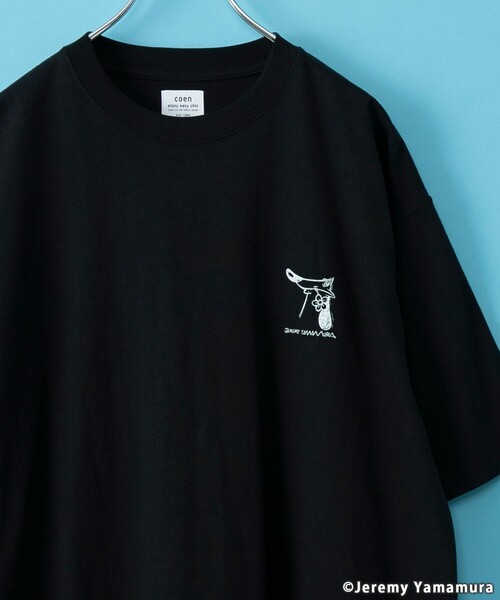 coen(コーエン)の「Jeremy Yamamura×コーエン グラフィックプリントTシャツ(Tシャツ/カットソー・メンズ・その他2/ブラック/その他4/その他1/ホワイト/その他3・L/M/S/XL)」の8枚目の写真