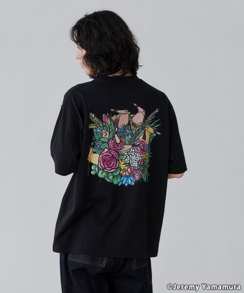 coen(コーエン)の「Jeremy Yamamura×コーエン グラフィックプリントTシャツ(Tシャツ/カットソー・メンズ・その他2/ブラック/その他4/その他1/ホワイト/その他3・L/M/S/XL)」の14枚目の写真
