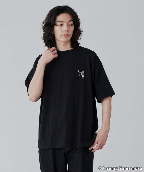 coen(コーエン)の「Jeremy Yamamura×コーエン グラフィックプリントTシャツ(Tシャツ/カットソー・メンズ・その他2/ブラック/その他4/その他1/ホワイト/その他3・L/M/S/XL)」の16枚目の写真