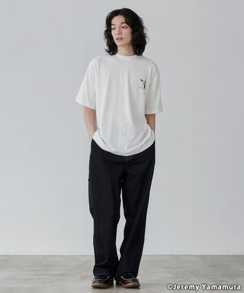 coen(コーエン)の「Jeremy Yamamura×コーエン グラフィックプリントTシャツ(Tシャツ/カットソー・メンズ・その他2/ブラック/その他4/その他1/ホワイト/その他3・L/M/S/XL)」の21枚目の写真