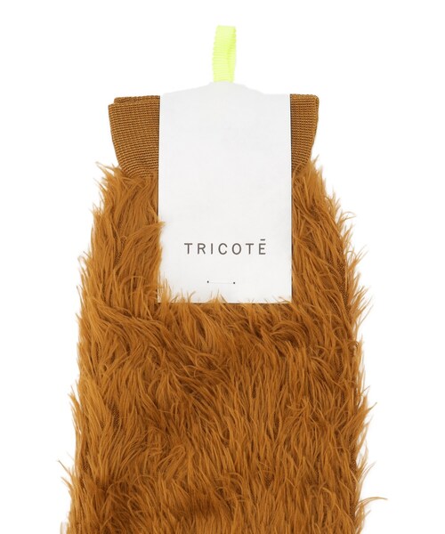 GALLEST(ギャレスト)の「◆【TRICOTE】フェイクファーソックス(ソックス/靴下・レディース・ホワイト/ベージュ/キャメル・00)」の5枚目の写真