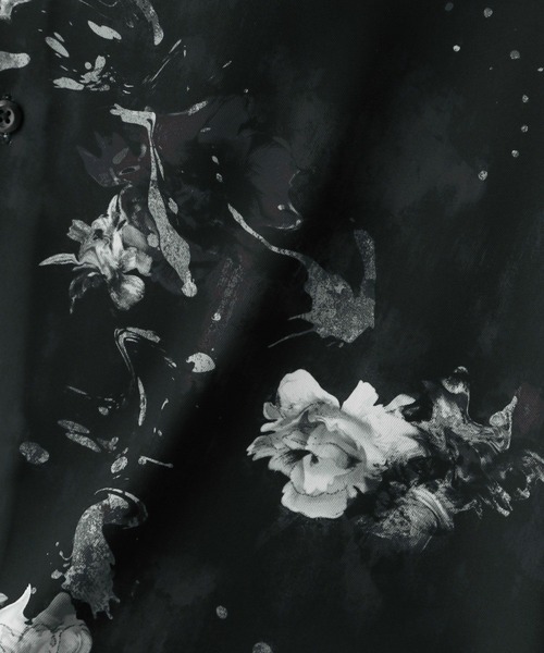 HARE（ハレ）の「DISTORTフラワーボウタイシャツ(HARE)（シャツ/ブラウス・メンズ・ホワイト/ブラック/グレー/レッド/ブラック系その他・SMALL/MEDIUM）」の19枚目の写真