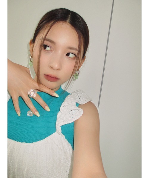 LILY BROWN（リリーブラウン）の「【LILY BROWN×MARY QUANT】デイジークリアイヤリング（イヤリング・レディース・クリア/ライトブルー/グリーン・FREE）」の12枚目の写真