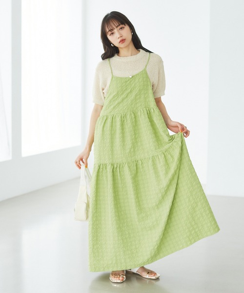 VIS(ビス)の「コンパクトシアーニットプルオーバー(ニット/セーター・レディース・スミクロ/キナリ/レッド系その他/サックスブルー・FREE)」の13枚目の写真