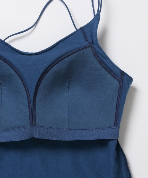 bijorie(ビジュリィ)の「【bijorie】ベストボディブラカップ付きバッククロスキャミ/NEW BASIC 24SS(キャミソール・レディース・ブラック/グリーン/インディゴブルー/オフホワイト・M/L/LG)」の17枚目の写真