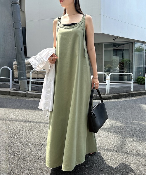 リネン混合 キャミワンピース andme ワンピース リネン混キャミワンピース : ZOZOTOWN Yahoo